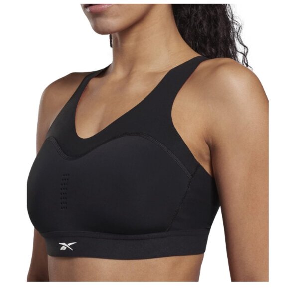 REEBOK NWT PureMove+ Bra MotionSense Adjustable Stretch Blk Women XL/2XL E-F Cup - Picture 1 of 14